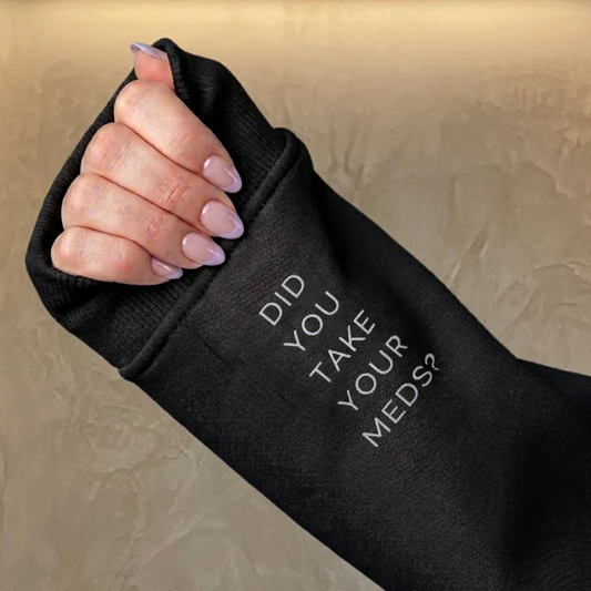 Wait, What Was I Doing? - Embroidered Sweatshirt